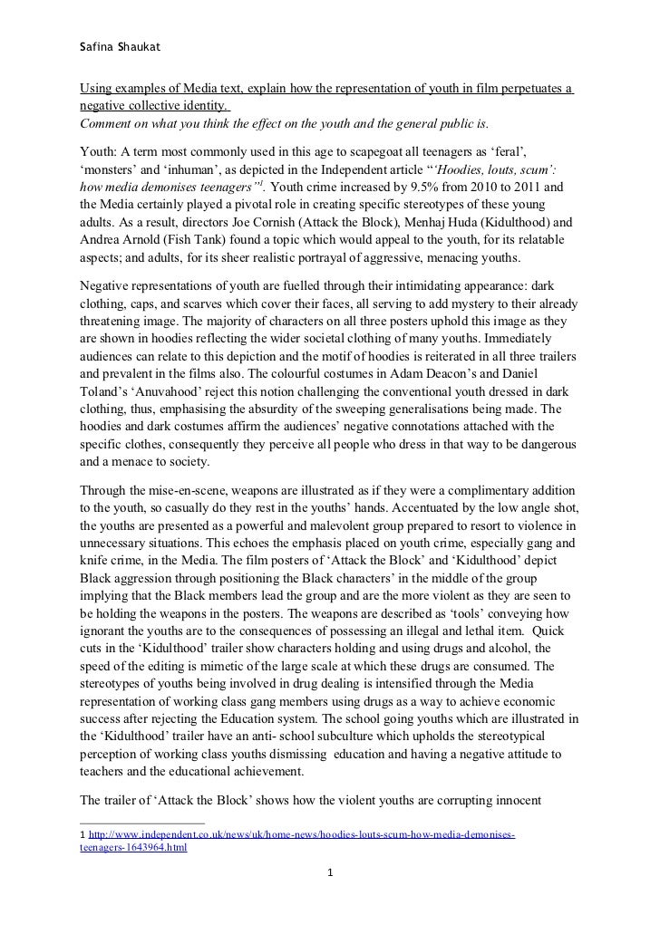 effect films youth essay